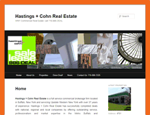 Tablet Screenshot of hastingscohn.com